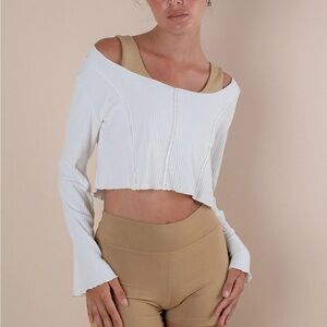 Indigo Luna Asana Longsleeve Off White M/L NWT